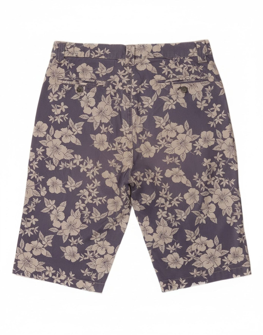 Bermuda da uomo Jeckerson W31 in cotone floreale blu medio