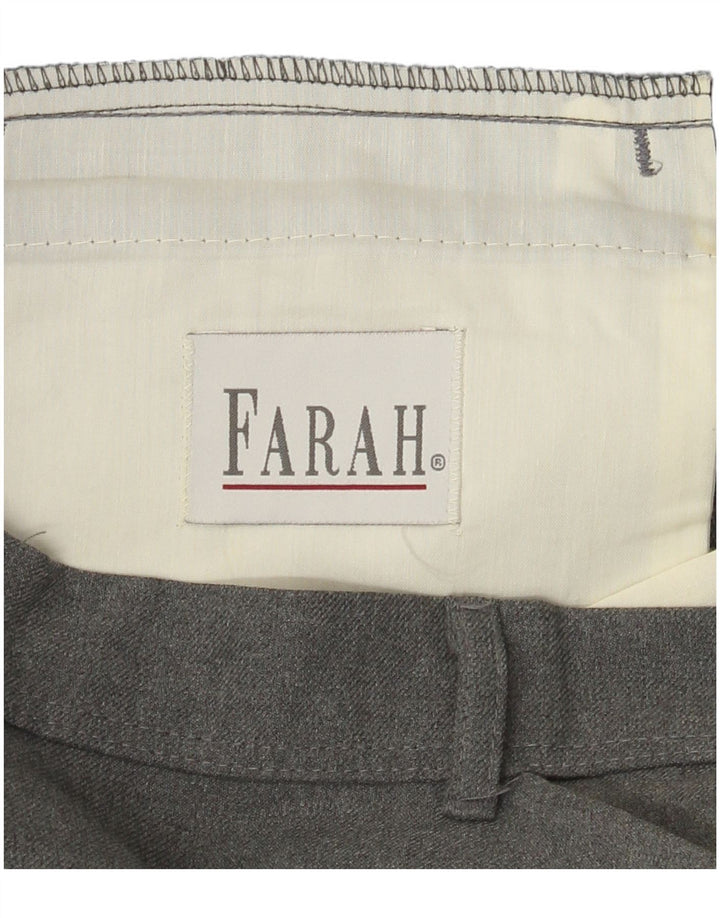 Pantaloni casual dritti da uomo FARAH W40 L30 Grigi