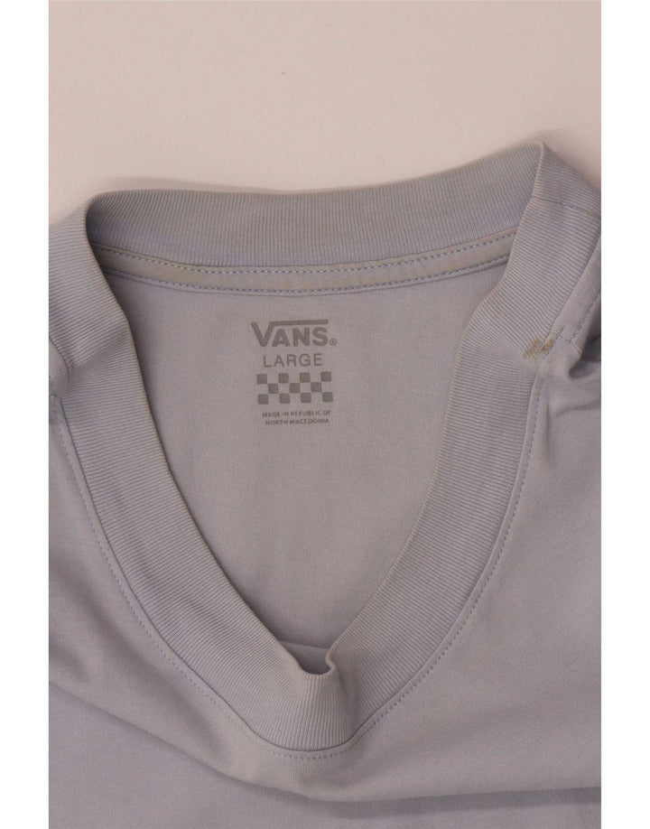 T-shirt grafica regolare a maniche corte da donna Vans UK 14 Large Blu