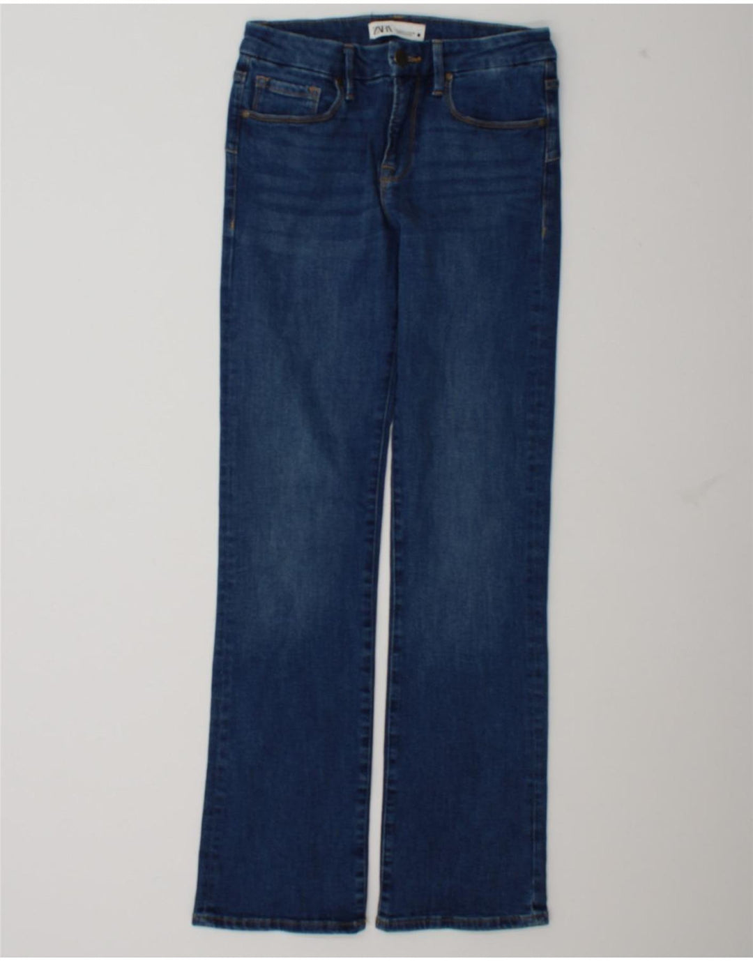 Jeans Bootcut da donna Zara EU 38 Small W28 L32 Cotone blu