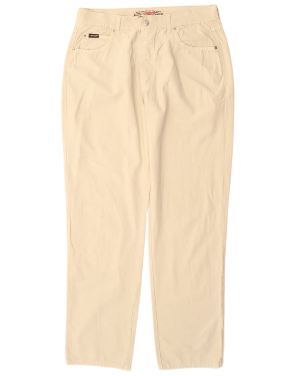 WILD JEANS Pantaloni casual affusolati da uomo IT 54 2XL W34 L33 Cotone beige