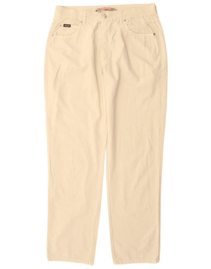 WILD JEANS Pantaloni casual affusolati da uomo IT 54 2XL W34 L33 Cotone beige