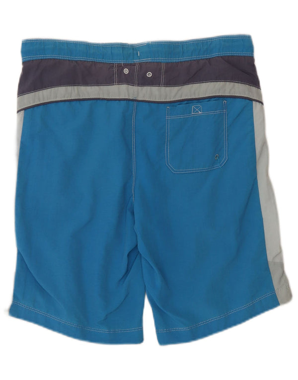 Pantaloncini da bagno grafici Champion da ragazzo 9-10 anni Colorblock blu