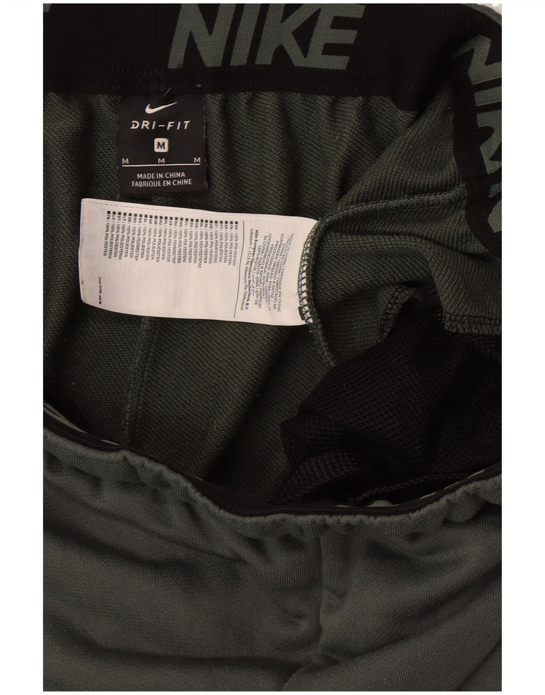 NIKE Pantaloni da tuta da uomo Dri Fit Joggers Poliestere verde medio