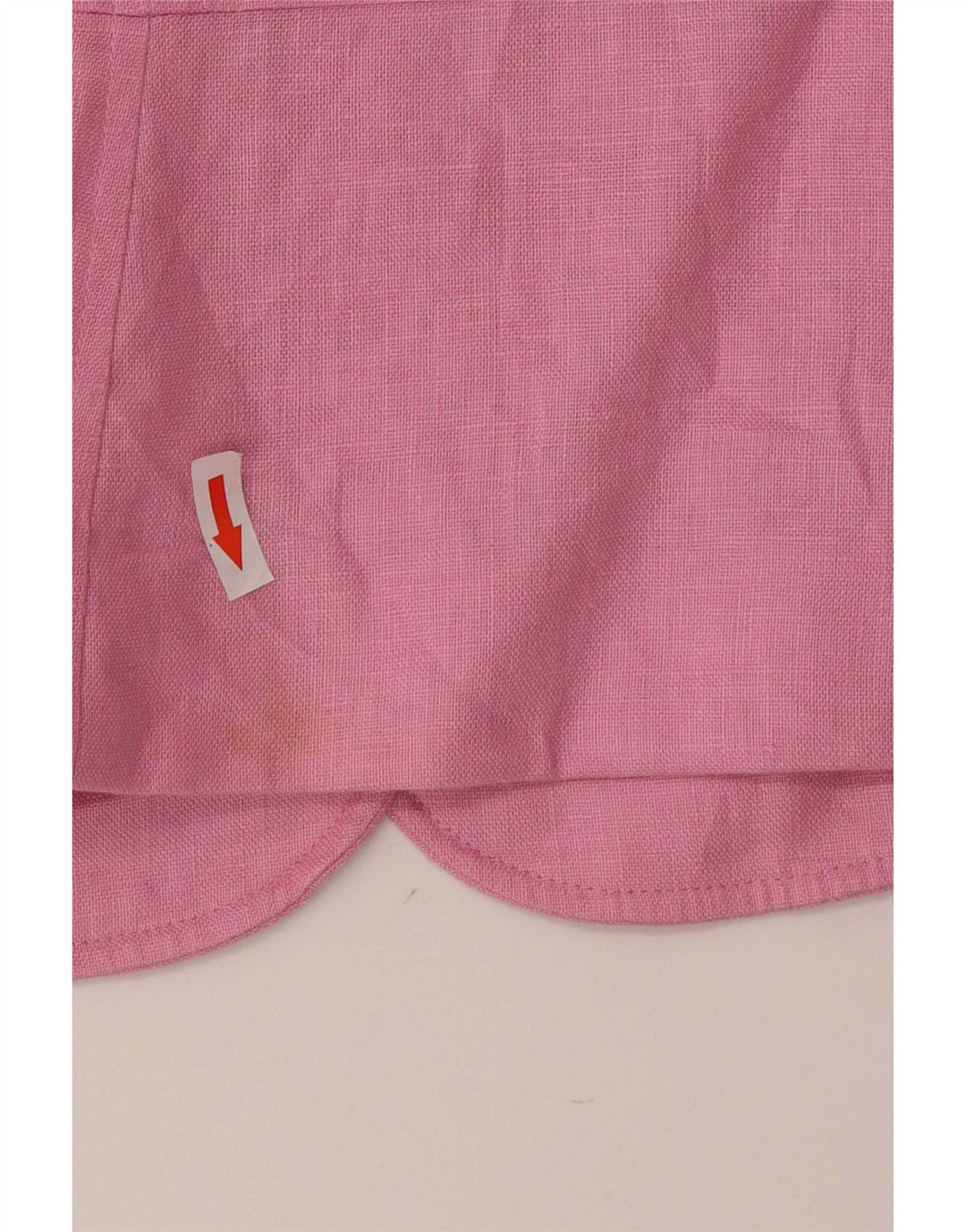 Giacca blazer da donna a 4 bottoni con maniche a 3/4 Chaps UK 18 XL Lino rosa
