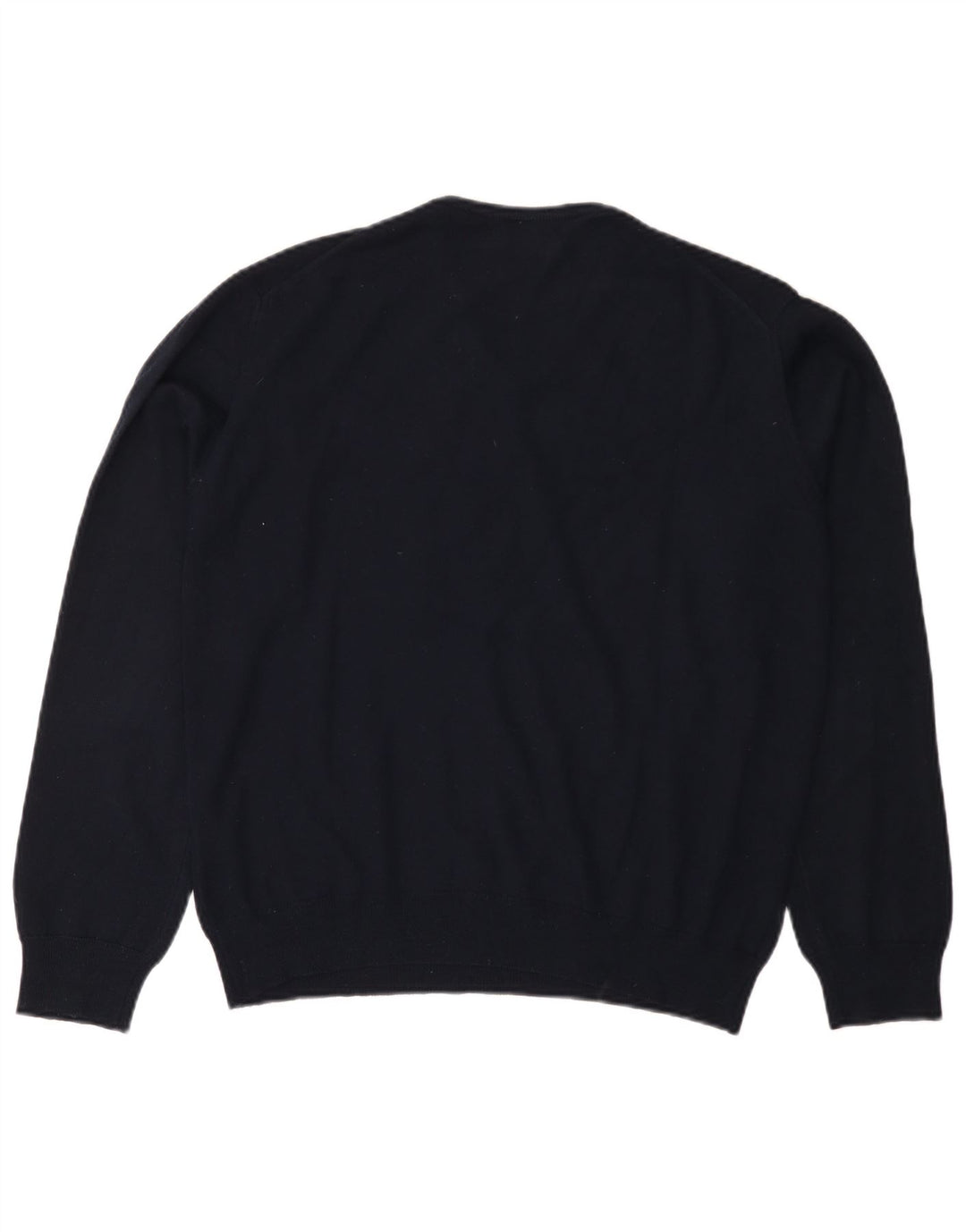 RIFLE Maglione da donna con scollo a V UK 18 XL Acrilico blu navy