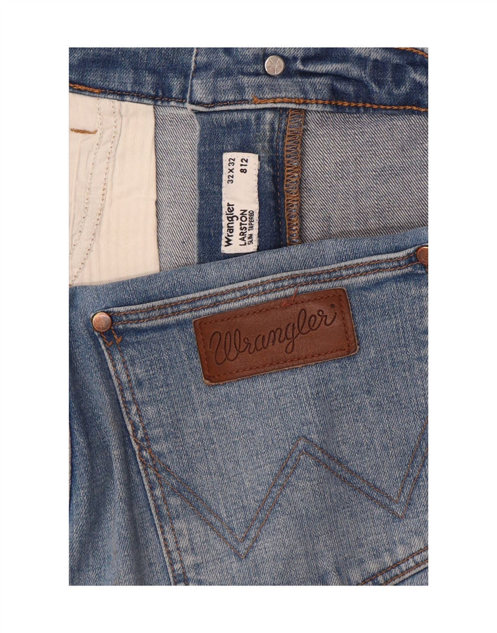 Jeans Wrangler Larston slim affusolati da uomo W32 L32 Blu