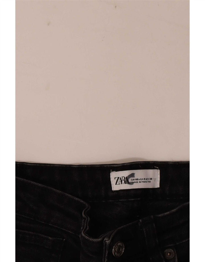Jeans dritti da donna Zara EU 40 medi W30 L25 neri