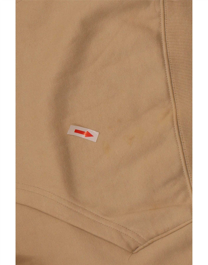 Felpa con cappuccio da uomo con vestibilità regolare grafica Champion, cotone beige medio