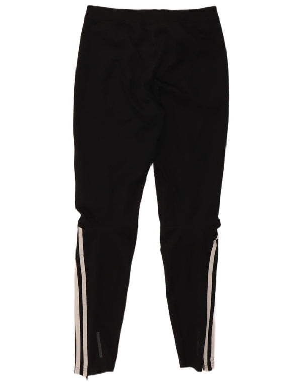 Pantaloni da tuta Adidas Climalite da donna UK 12 Medium Nero Poliestere