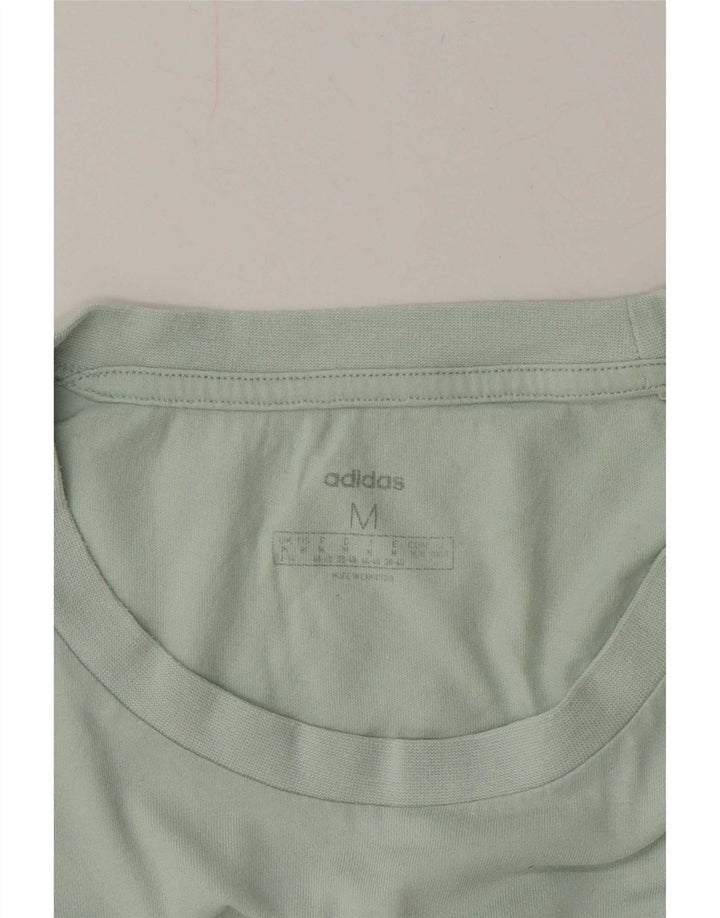 Maglietta grafica da donna Adidas Top UK 12/14 Verde medio