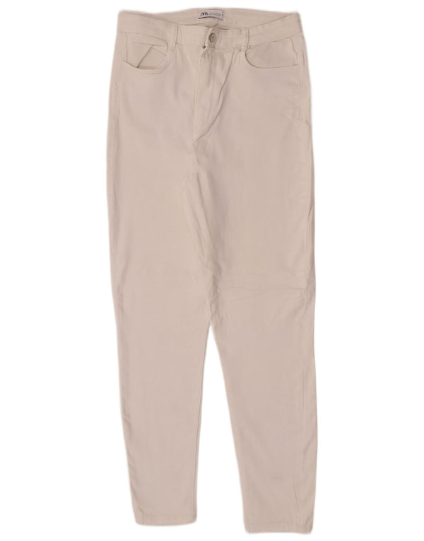 Jeans skinny da donna Zara EU 44 XL W34 L29 Bianco