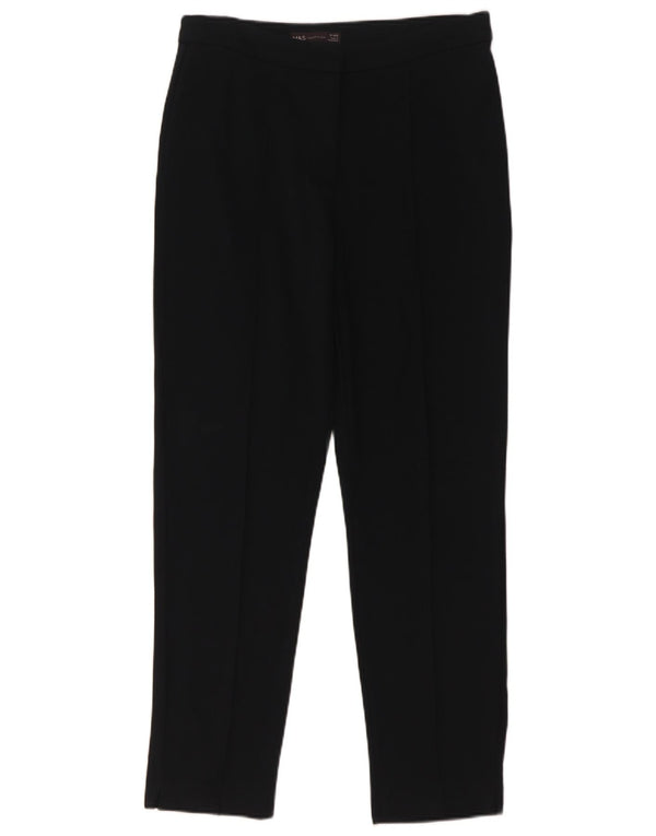 Pantaloni casual slim da donna Marks & Spencer UK 10 Small W29 L28 Blu navy