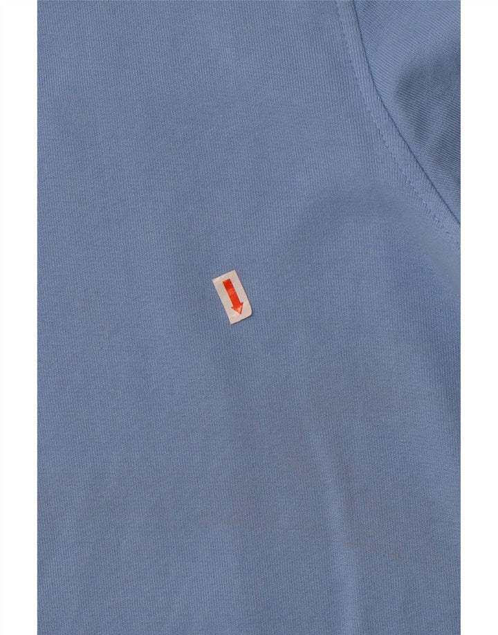 Vineyard Vines Felpa da donna oversize con collo con zip Maglione UK 10 Piccolo Blu