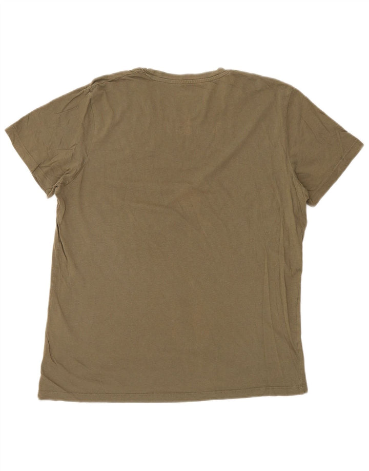 JACK & JONES T-shirt da uomo grande grande in cotone verde