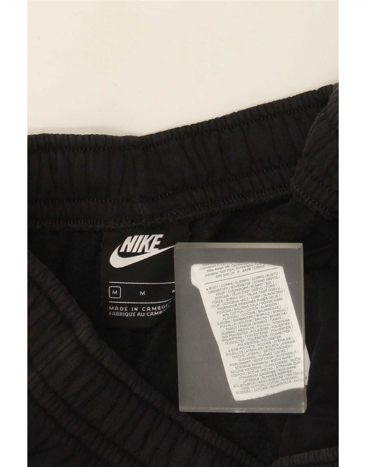 Pantaloncini sportivi Nike da uomo, cotone medio nero