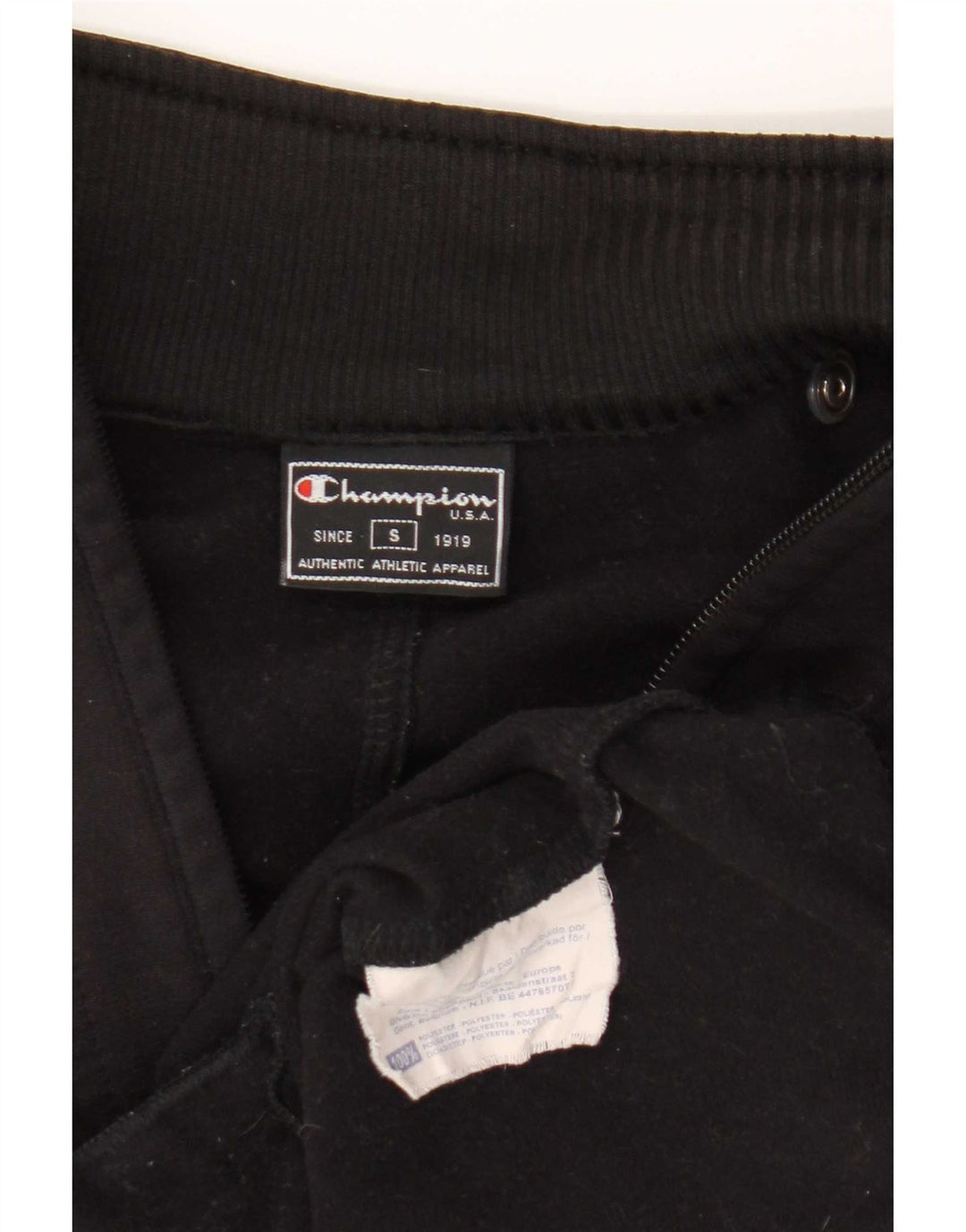 Giacca da ginnastica oversize da donna Champion UK 10 piccola in poliestere nero