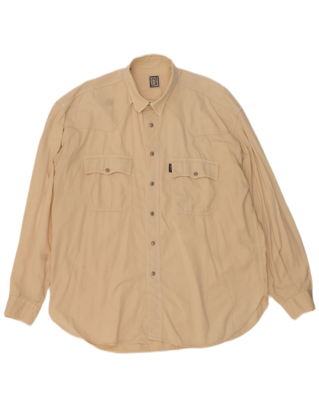 Camicia da uomo CASSUCI 2XL Cotone beige