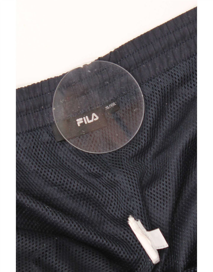 Pantaloni da tuta da uomo Fila XL poliestere blu navy