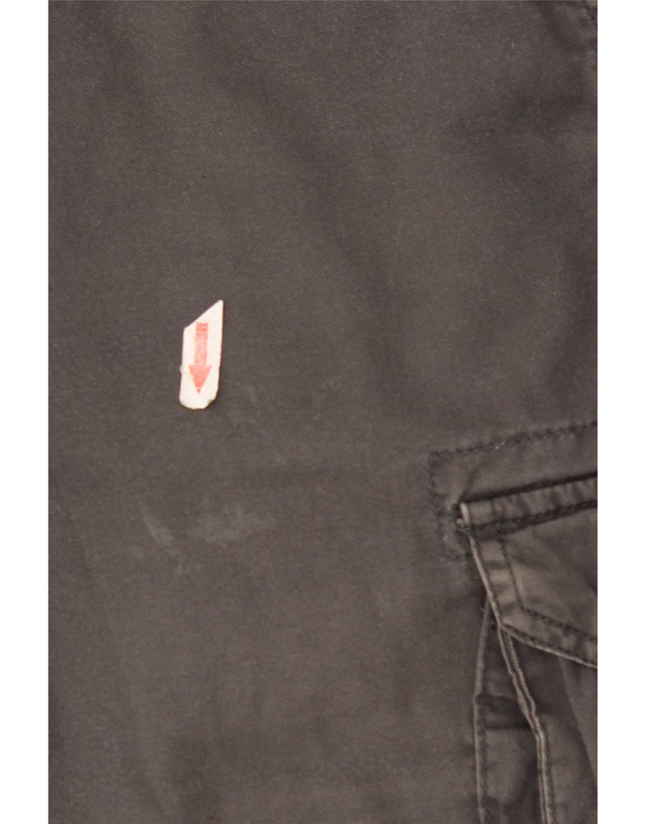 Pantaloncini cargo da uomo Nike W34 Large in cotone grigio