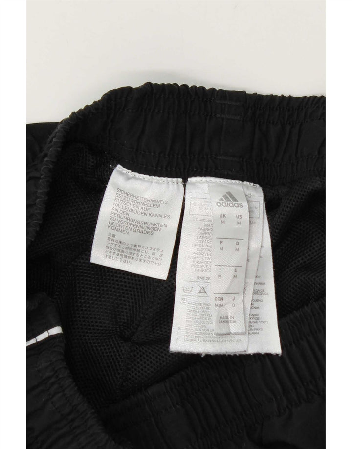 Pantaloni da tuta da uomo Adidas Medium Black Colourblock in poliestere