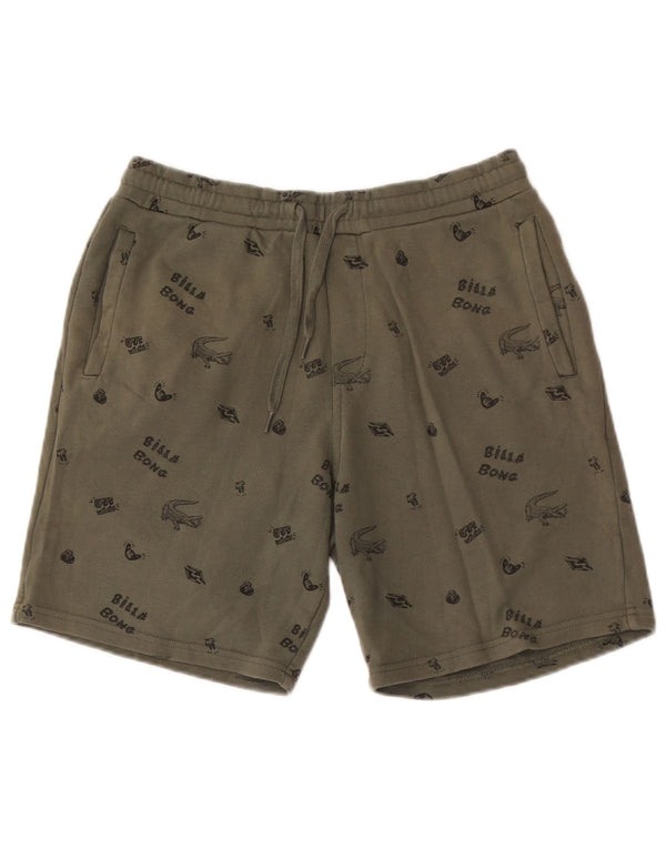 Pantaloncini sportivi con grafica Billabong da ragazzo 15-16 anni in cotone kaki