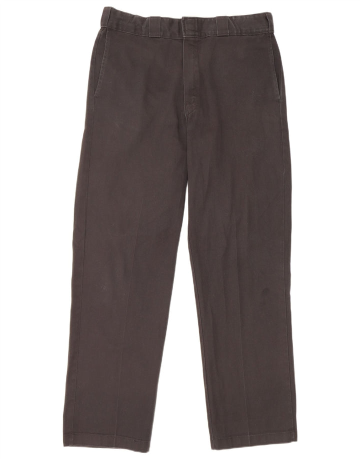 Pantaloni chino dritti da uomo Dickies W34 L32 poliestere nero