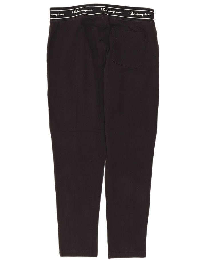 Pantaloni da tuta con grafica da donna CHAMPION UK 14 Medium Nero