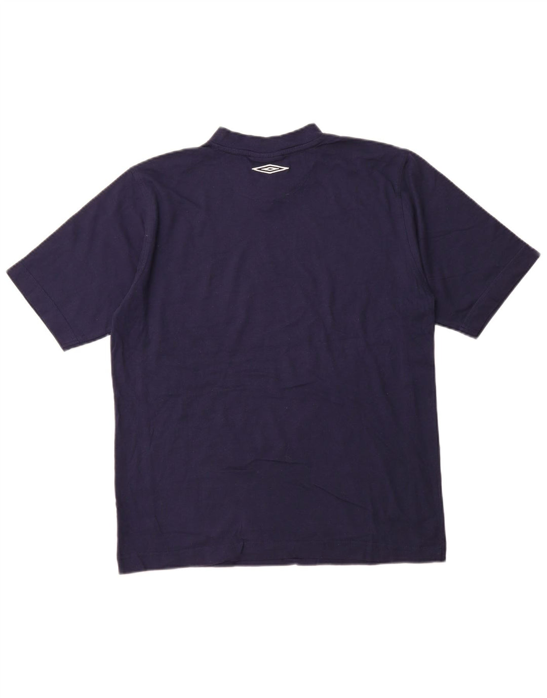 T-shirt da uomo UMBRO Top medio in cotone blu navy sportivo