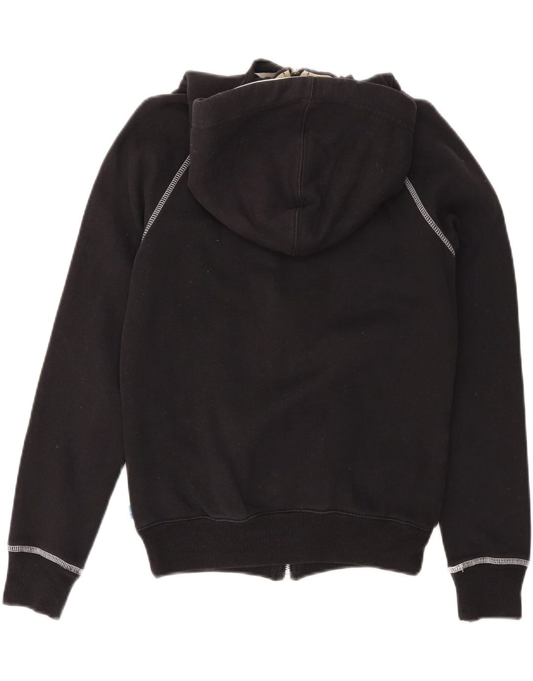 Felpa con cappuccio grafica da donna ADIDAS UK 10 piccola in cotone nero