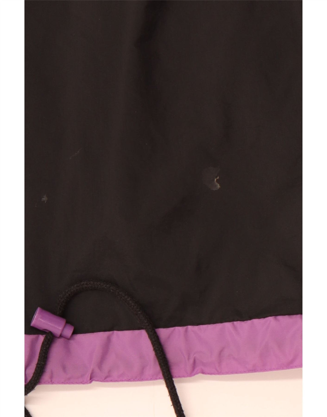 Giacca anorak con cappuccio da uomo RODEO UK 36 Small in nylon color block nero