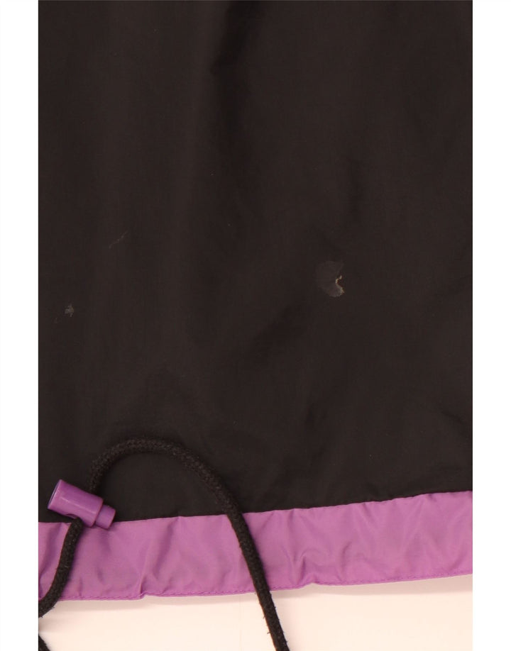 Giacca anorak con cappuccio da uomo RODEO UK 36 Small in nylon color block nero