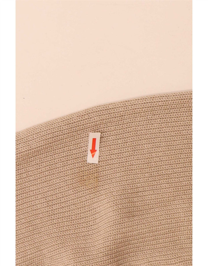 Marks & Spencer maglione da uomo con collo a polo blu Harbour grande beige