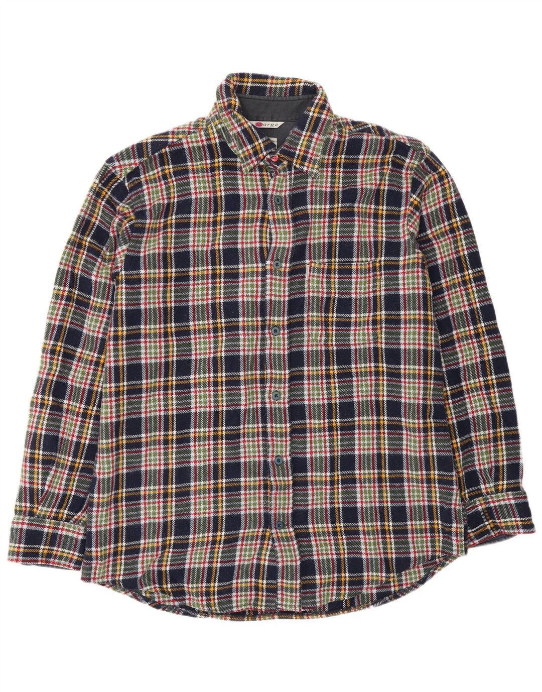 Think Pink Camicia da uomo in flanella XL Blu navy a quadri in acrilico