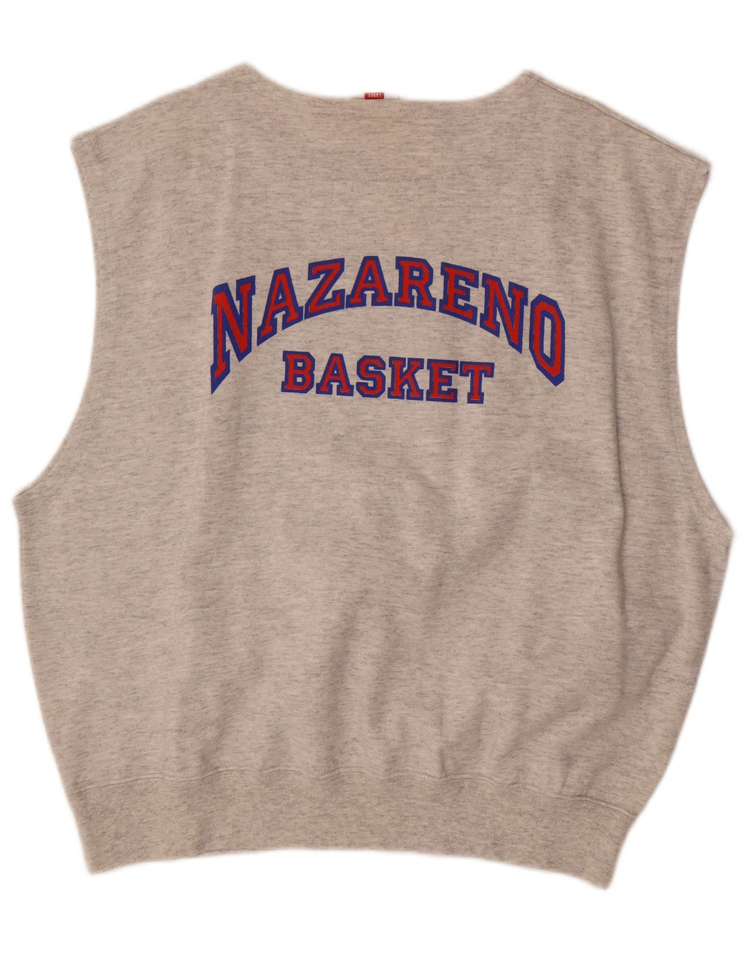 CHAMPION Canottiera grafica da uomo grande in cotone grigio