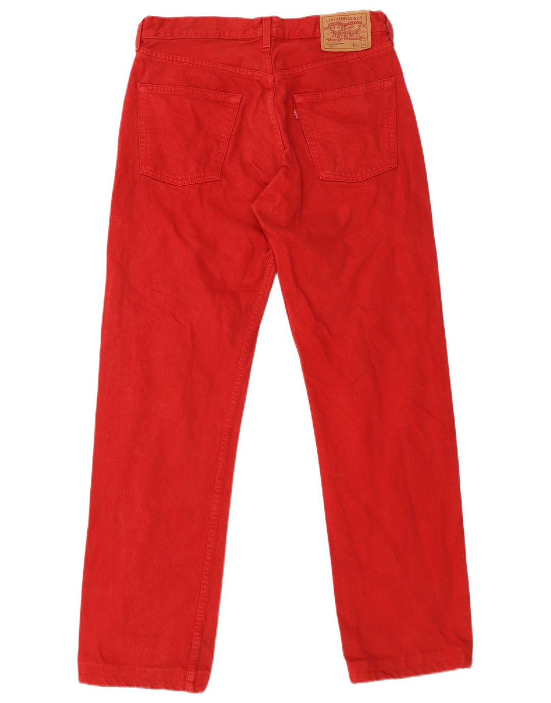 Levi's Uomo 501 Jeans dritti W34 L31 Cotone rosso