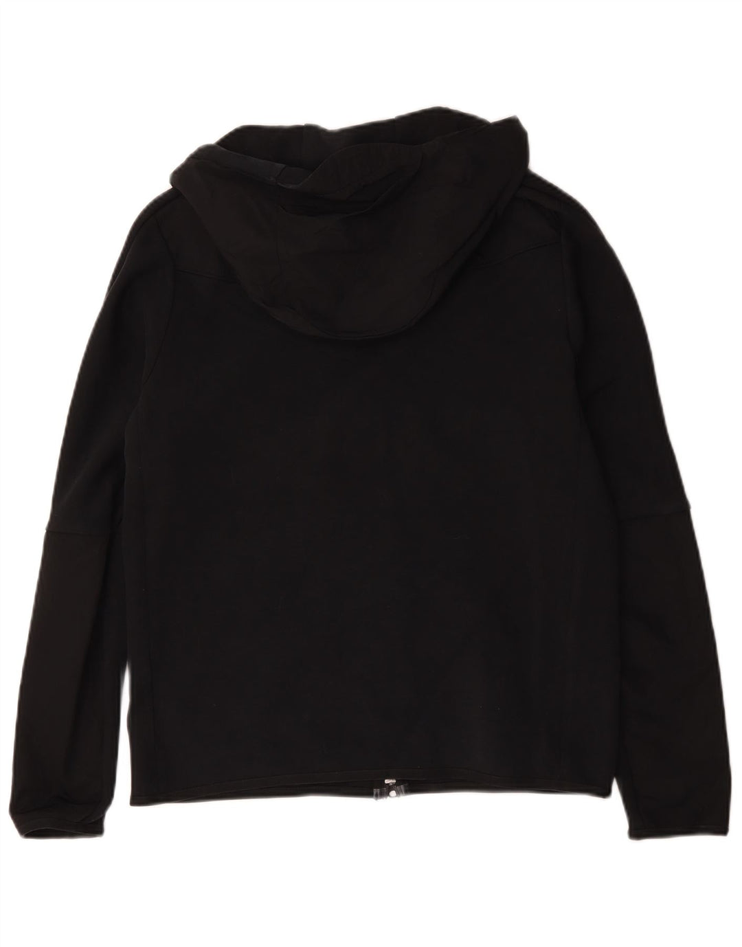 Felpa con cappuccio e zip Nike da uomo in cotone nero medio