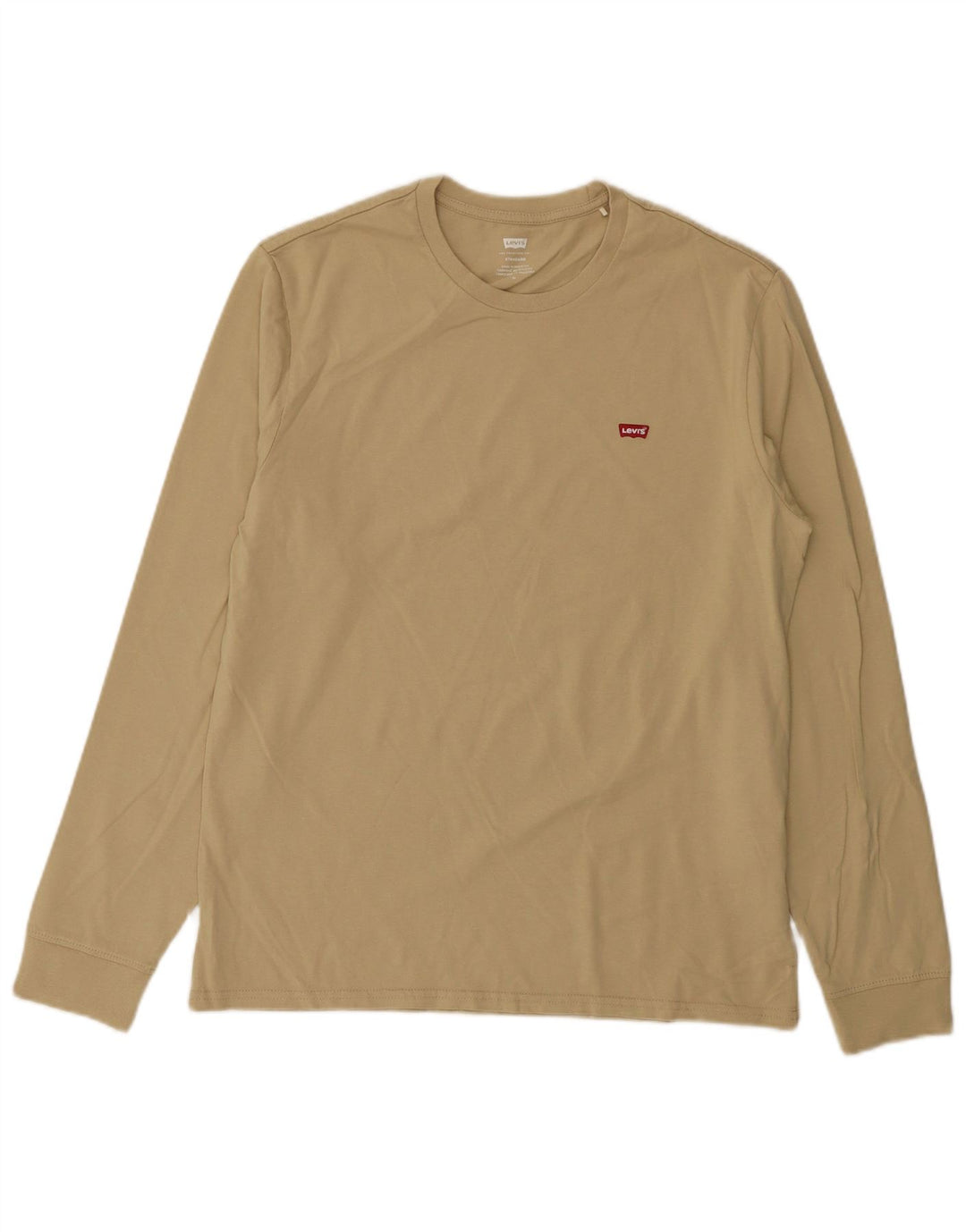 LEVI'S Maglia standard da uomo a maniche lunghe in cotone beige medio