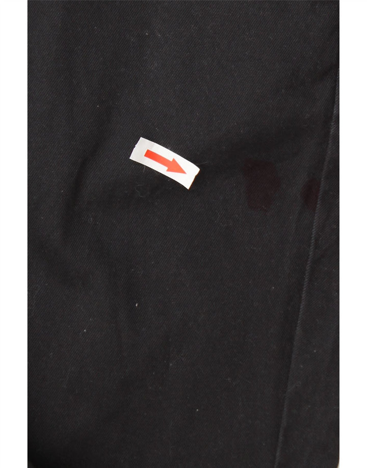 Pantaloni chino regolari da uomo Marks & Spencer Heritage W32 L33 cotone nero