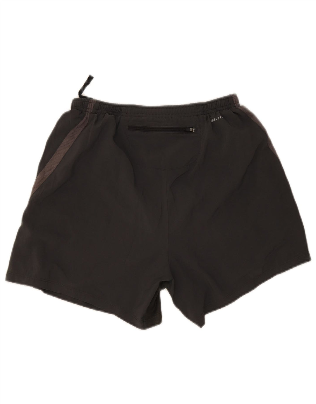Pantaloncini sportivi Nike Dri Fit da uomo in poliestere color block grigio medio