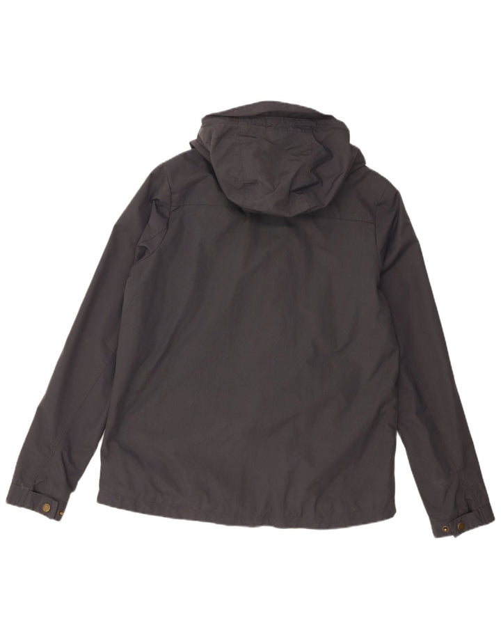 Giacca a vento con cappuccio da donna Fat Face UK 12 Nylon grigio medio