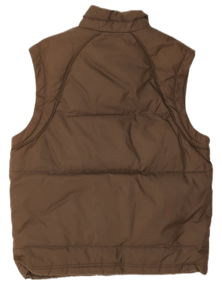 Gilet imbottito da uomo Gas UK 36 Small Marrone Poliammide