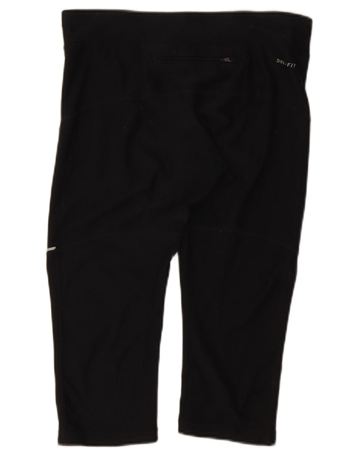 Leggings Nike Dri Fit Capri da donna UK 10 piccoli poliestere nero