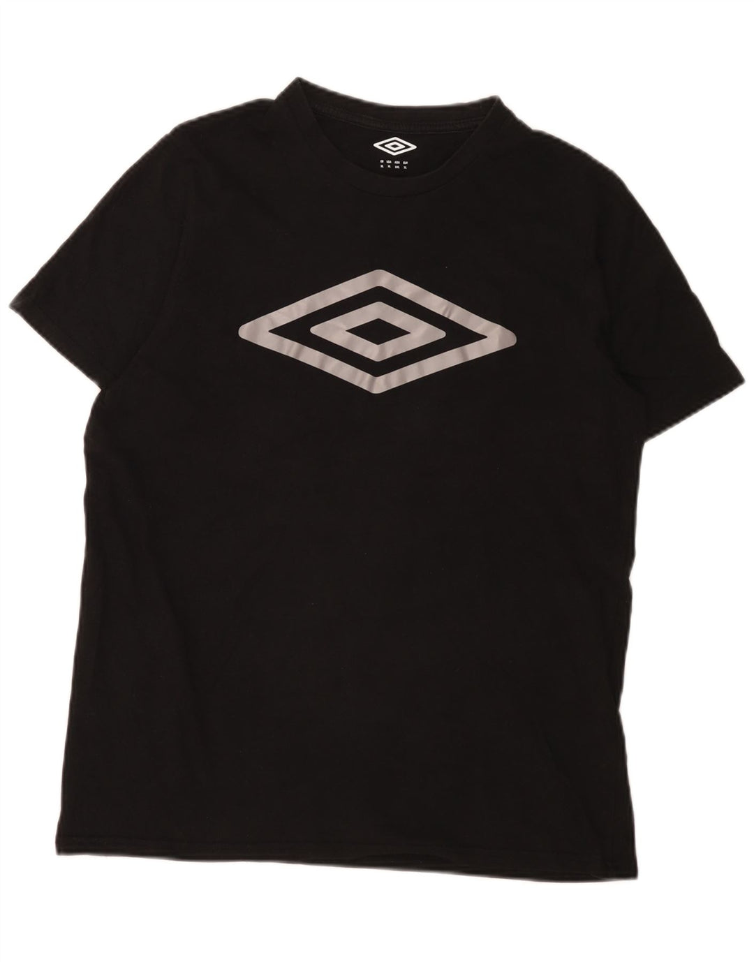 T-shirt grafica da uomo Umbro Top XL in cotone nero