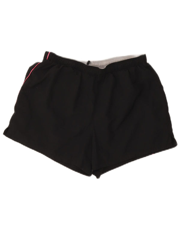 Pantaloncini sportivi Nike Dri Fit da donna UK 12/14 poliestere nero medio