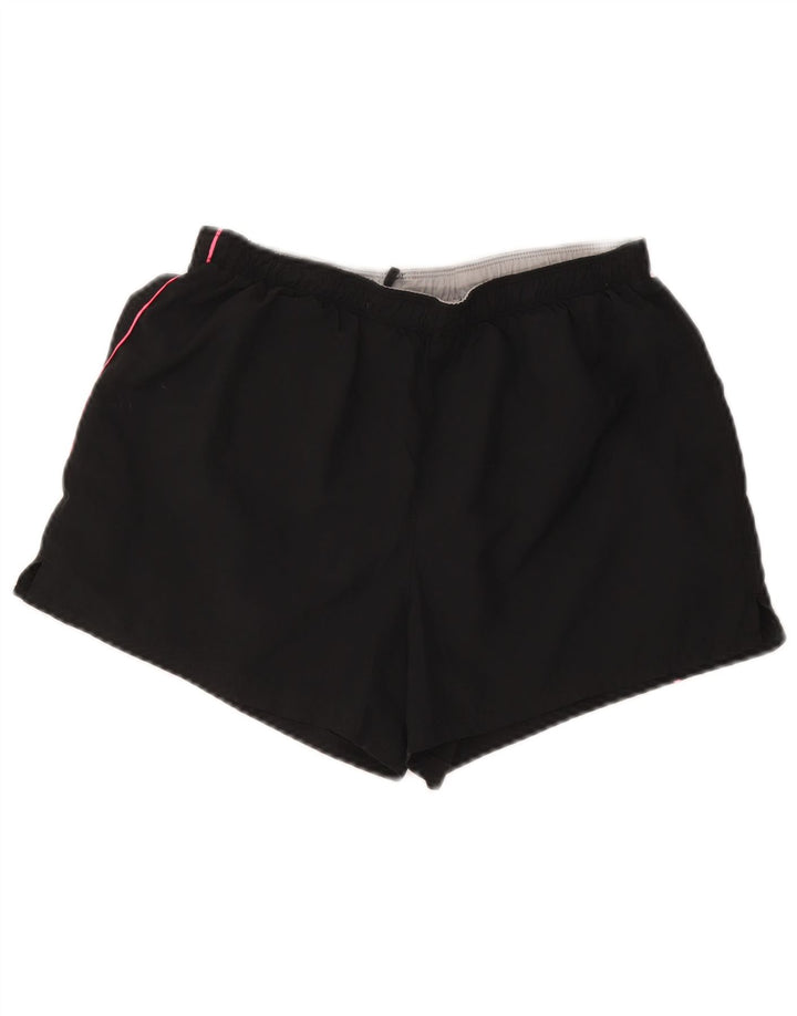 Pantaloncini sportivi Nike Dri Fit da donna UK 12/14 poliestere nero medio