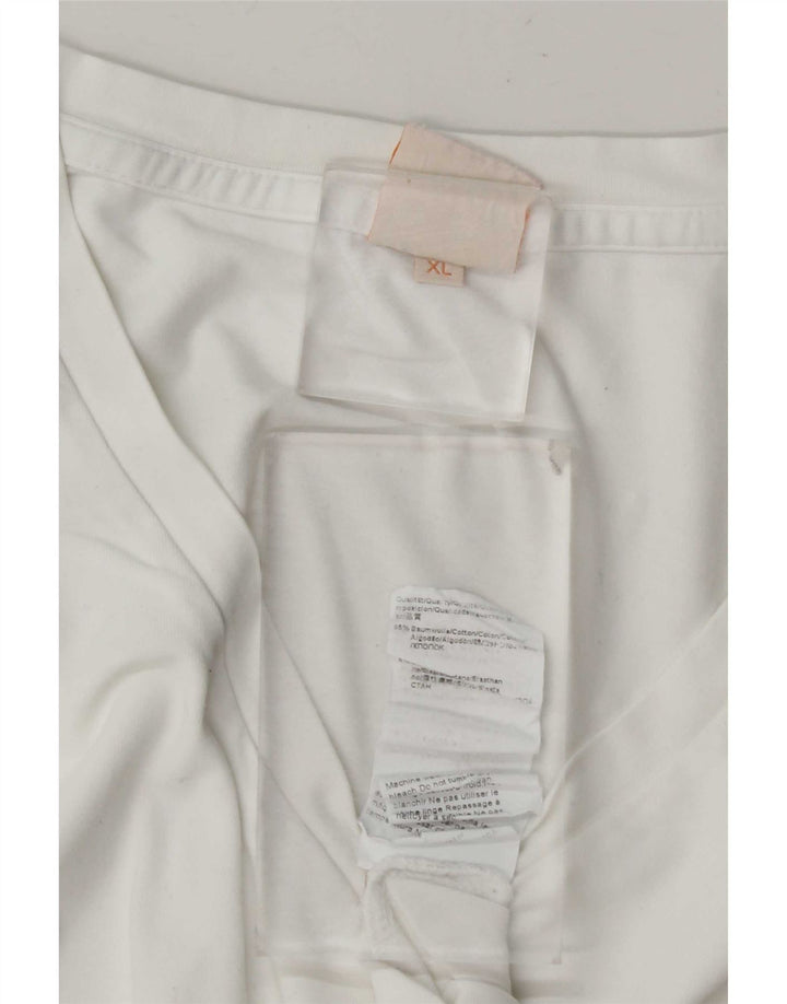 T-shirt da uomo Hugo Boss Top XL in cotone bianco