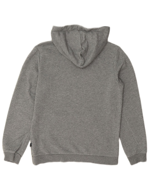 Felpa con cappuccio grafica da ragazzo Puma 11-12 anni in cotone grigio