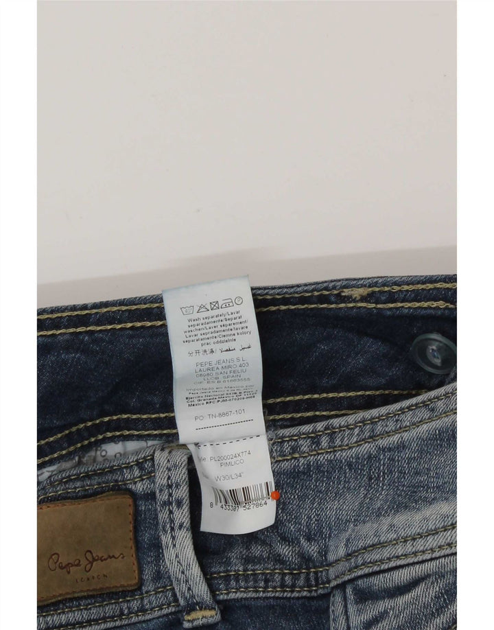 PEPE Jeans Jeans svasati da donna W30 L34 Cotone blu
