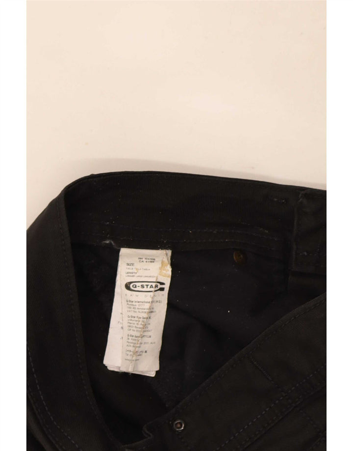 Jeans dritti da donna G-Star W29 L34 cotone nero